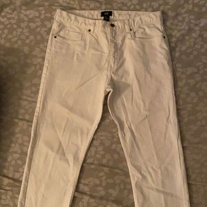 H&M White Skinny Fit Jeans